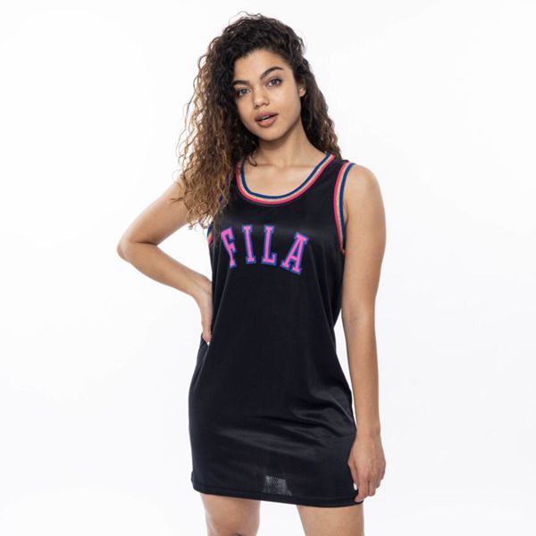 Vestidos Fila Mujer Negras - Hazel - España 831726RKE